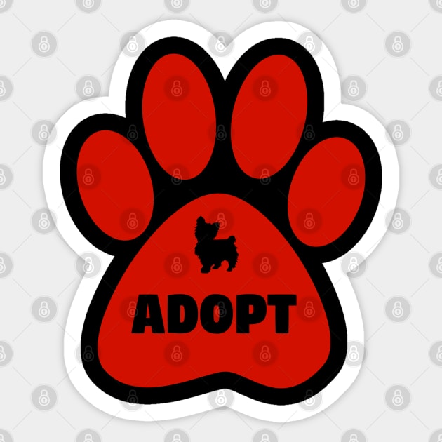 Adopt The Dogs Sticker by holidaystore